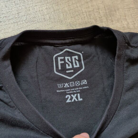 New FSG Mens Cadillac Shirt Sleeve T- shirt TEE Black 2XL - Picture 3 of 7